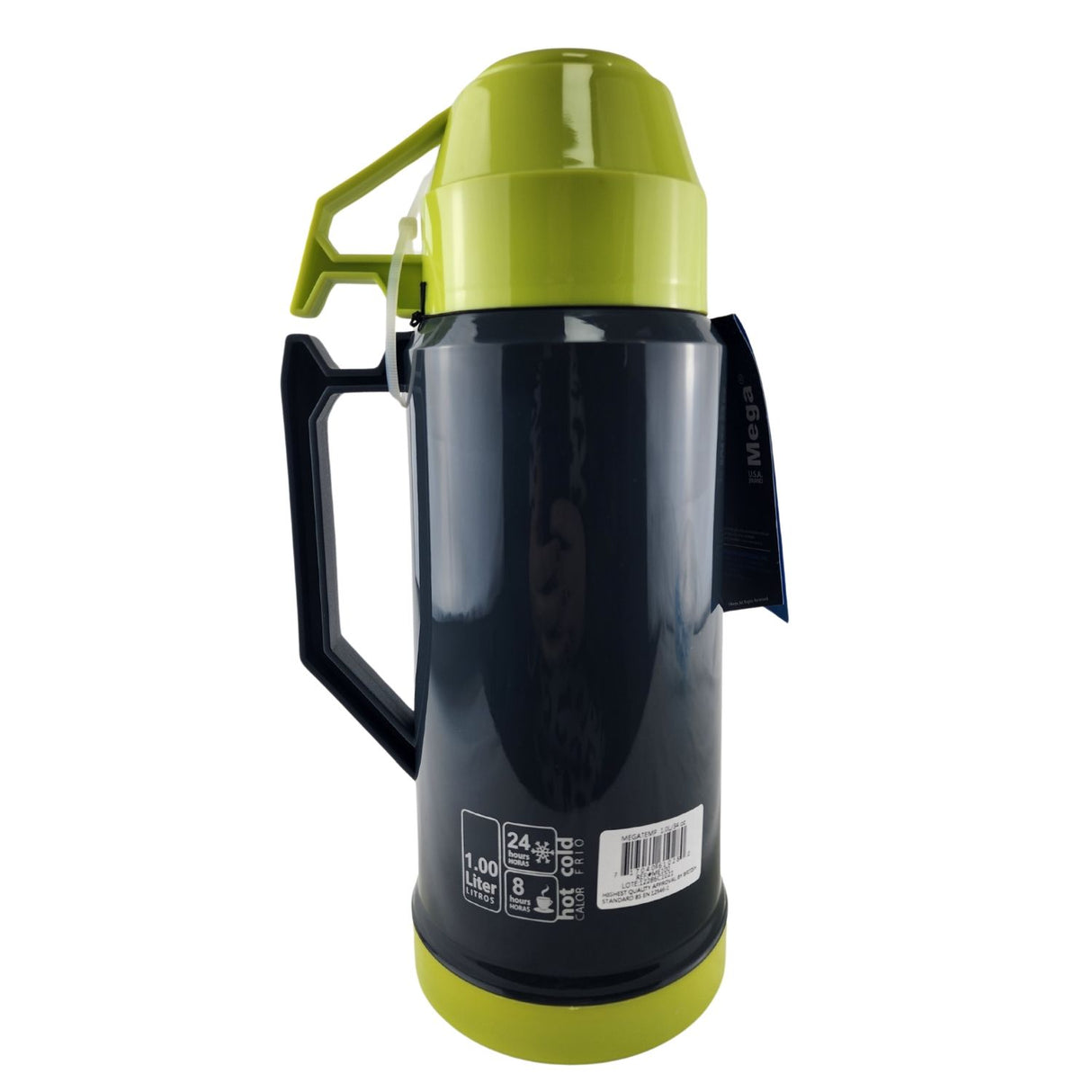 Termo Mega 1L New Megatemp Bebidas Calientes Frias con Tazas. Mantén tus bebidas a la temperatura ideal. ¡Compra ahora y disfruta de cada sorbo!-1-1-3