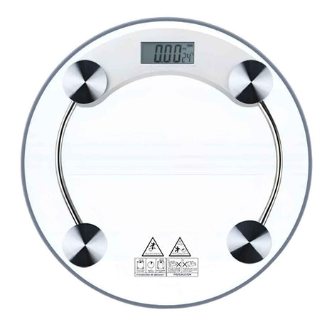 Balanza Digital de Baño Vidrio 180kg Redonda Bascula Baño. Controla tu peso con precisión y diseño moderno. ¡Ideal para tu hogar!-1-1