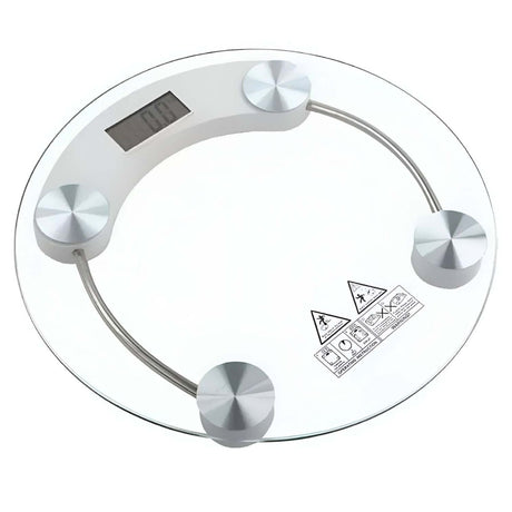 Balanza Digital de Baño Vidrio 180kg Redonda Bascula Baño. Controla tu peso con precisión y diseño moderno. ¡Ideal para tu hogar!-1-2