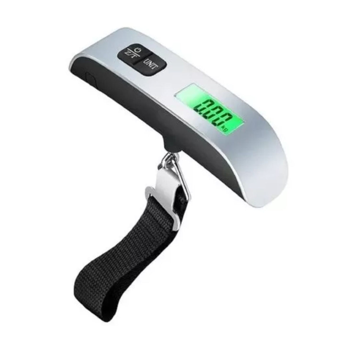 Mini Balanza de Mano con Gancho Equipaje 50kg Pantalla LCD. Precisión y comodidad para pesar maletas fácilmente. Ideal para viajes. ¡Compra ahora!-4