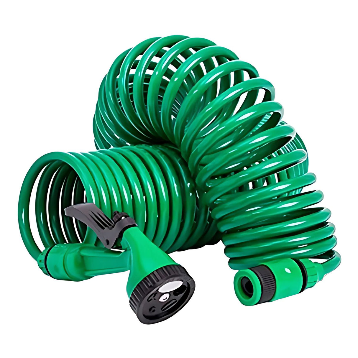 Set Pistola Manguera Extensible 15 Metros Riego Patio Jardín. Flexible y resistente, ideal para un riego eficiente y cómodo. ¡Compra ahora!-1-1