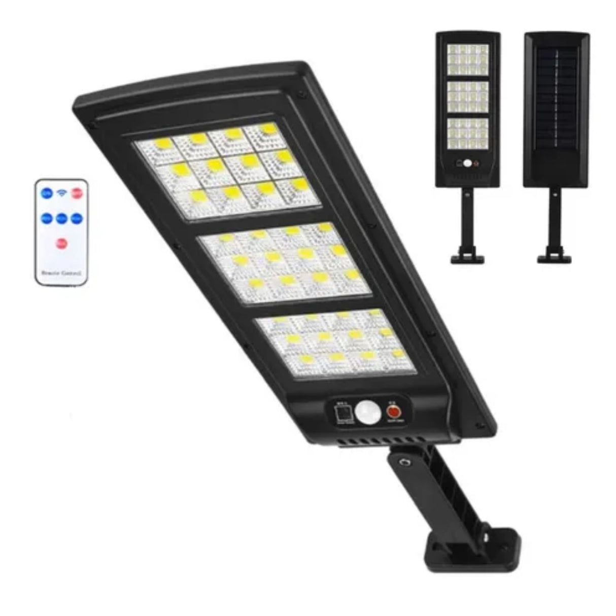 Foco Solar Led 30W Exterior Sensor Control Remoto 144COB. Ilumina sin cables ni gasto eléctrico. Alta potencia. ¡Compra ahora!-3