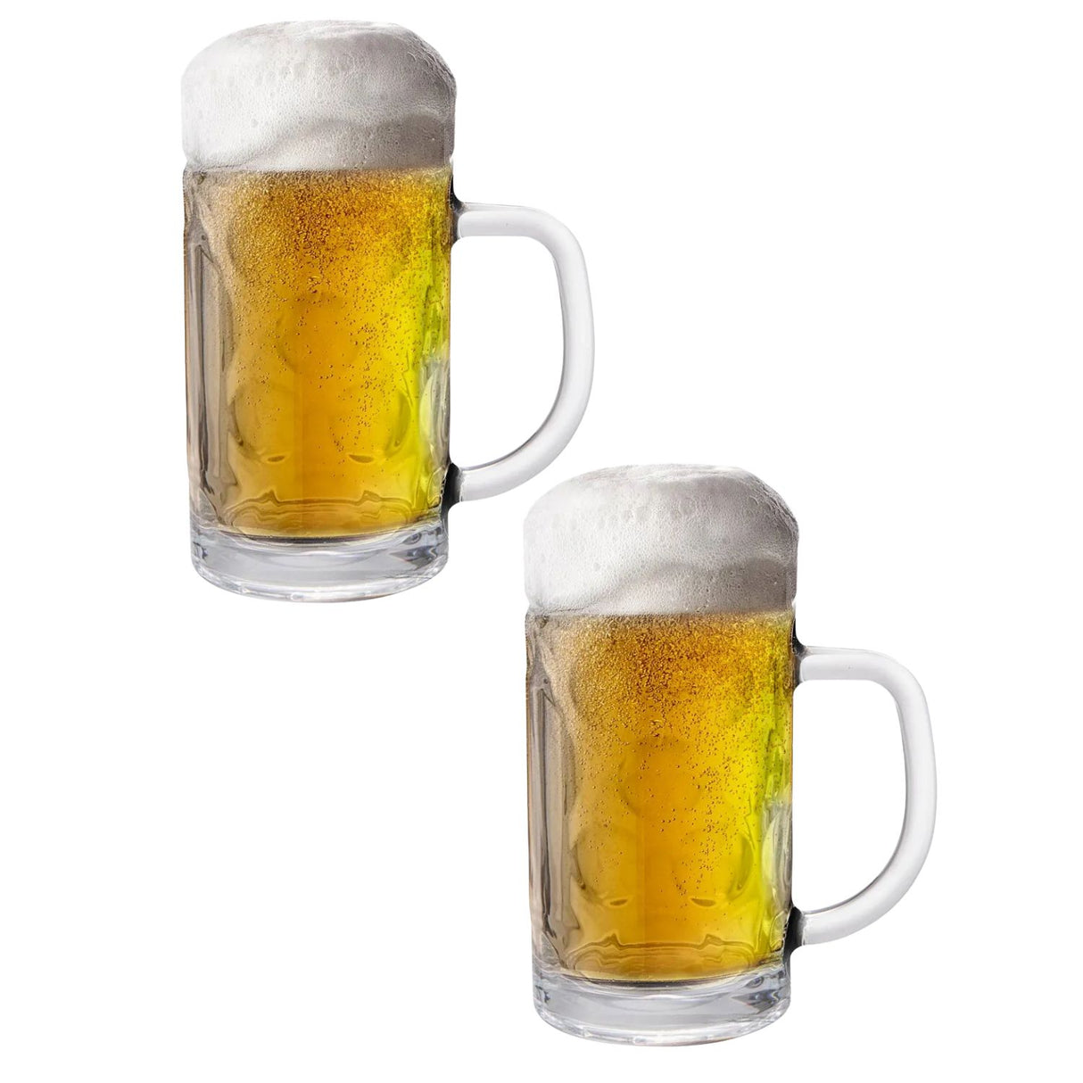 Set 2 Vasos Cerveceros Munster Vidrio 560cc Asa Resistente. Clásico y duradero, ideal para fiestas o regalo. ¡Compra ahora!-4