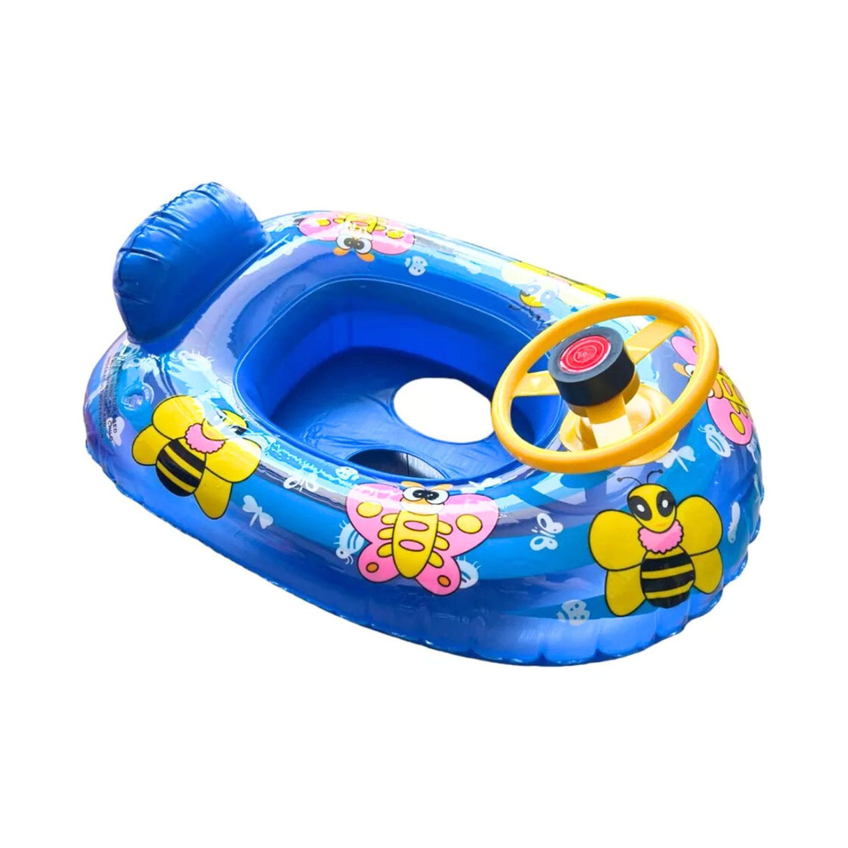 Flotador Infantil Auto Con Volante: Diversión Segura para Pequeños Navegantes. Ideal para que los niños jueguen en el agua. ¡Compra ahora y disfruta!-3