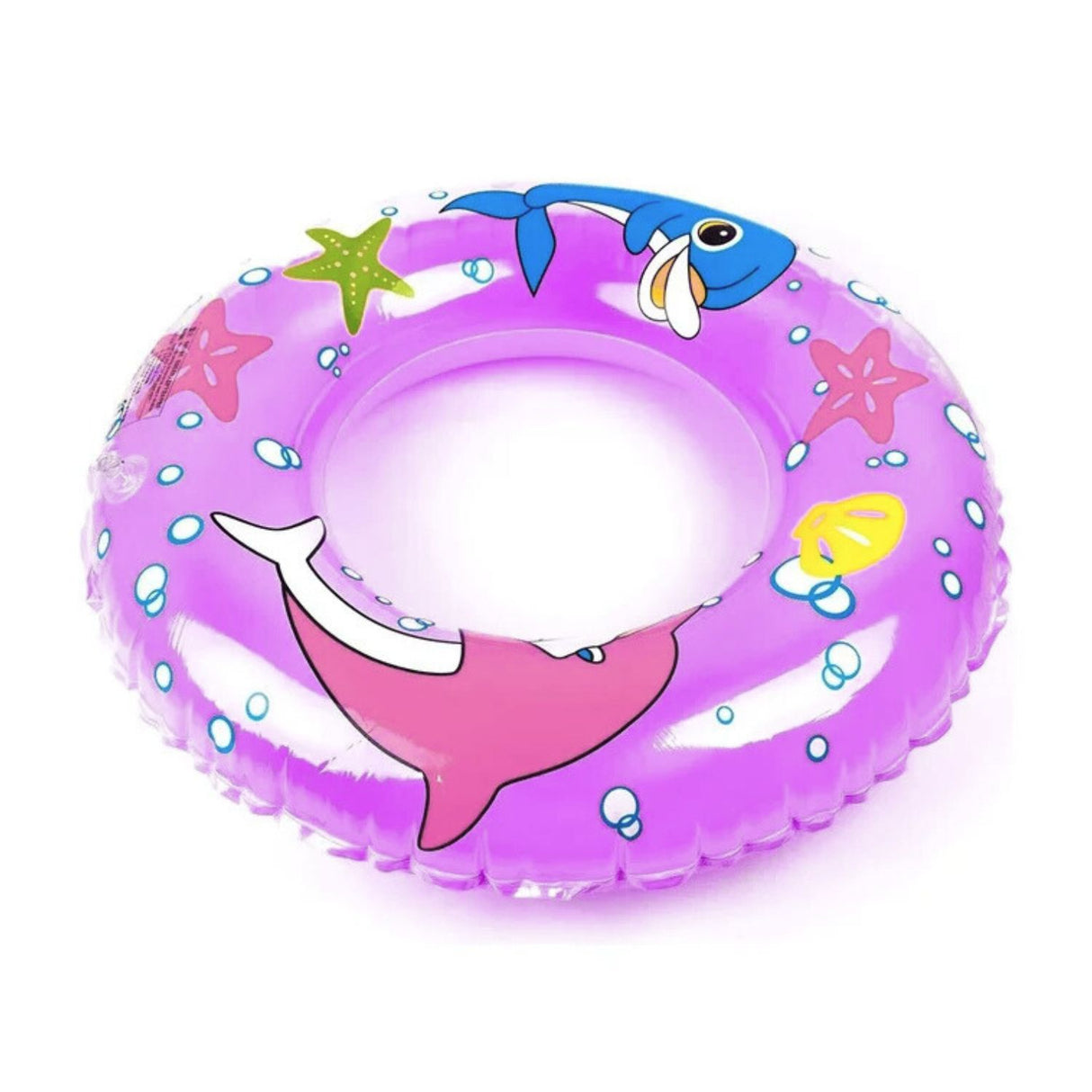 Flotador Redondo Diseño Mar Rosado Salvavidas 80 Cm Disfruta de la playa con estilo y seguridad. ¡Compra ahora y haz que tu verano sea inolvidable!-1