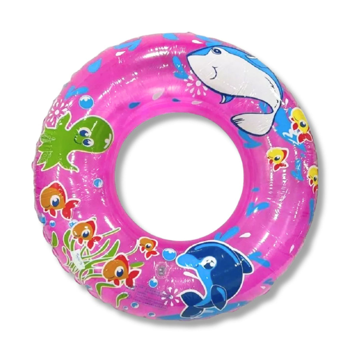 Flotador Redondo Diseño Mar Rosado Salvavidas 60Cm-1-1