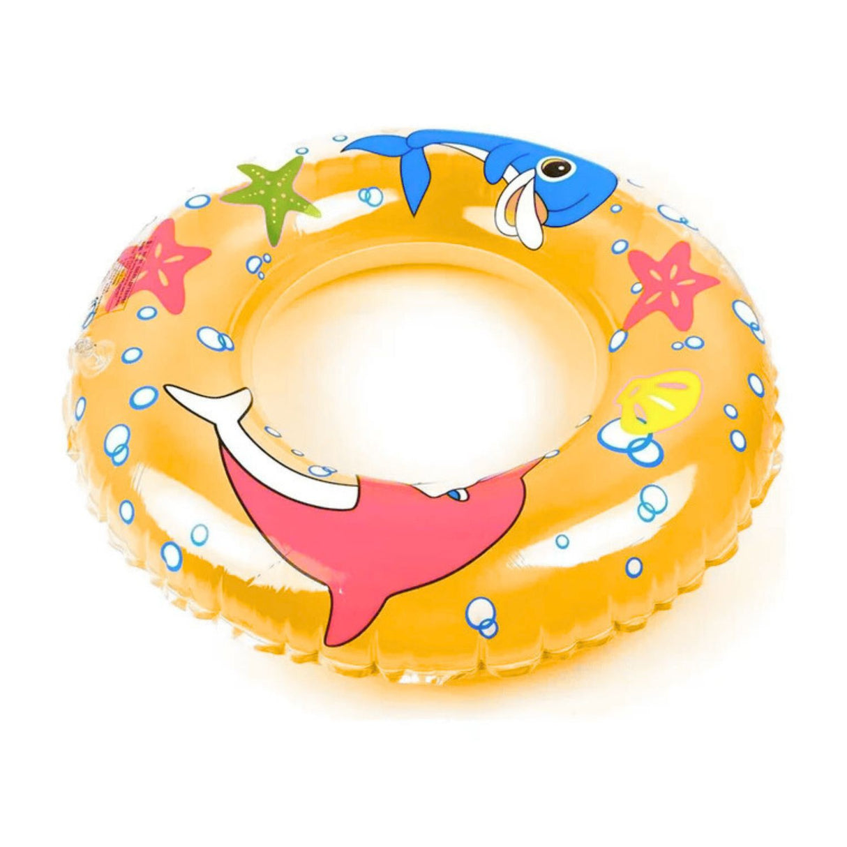 Flotador Redondo Diseño Mar Amarillo Salvavidas 90 Cm Disfruta de la seguridad en el agua. ¡Compra ahora y diviértete sin preocupaciones!-2