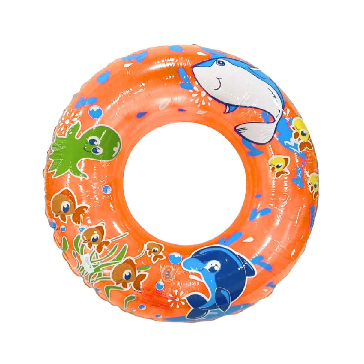 Flotador Redondo Diseño Mar Naranjo Salvavidas 90 Cm-1-1