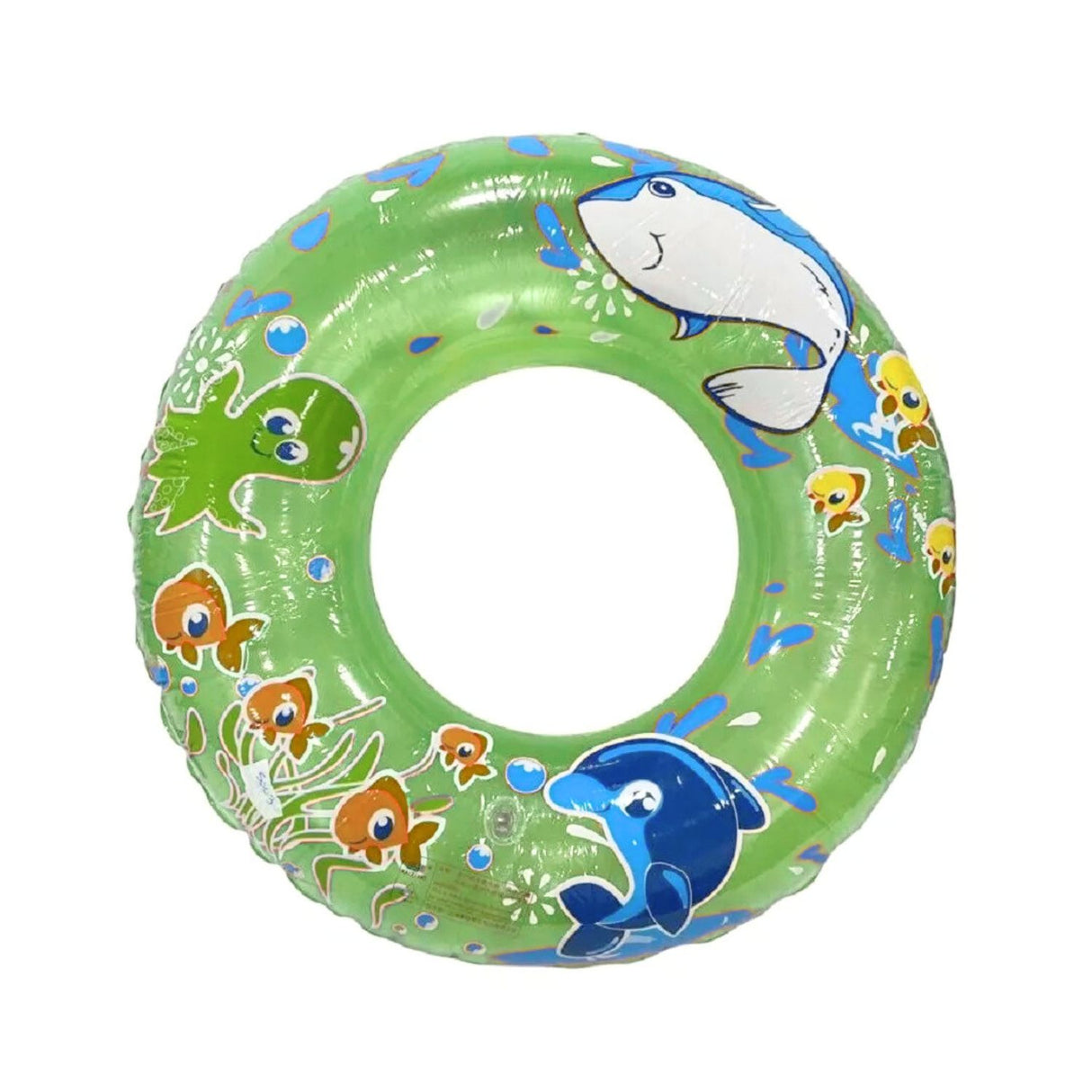 Flotador Redondo Diseño Mar Verde Salvavidas 90 Cm Disfruta de la seguridad en el agua. ¡Compra ahora y haz que tus días de playa sean inolvidables!-1