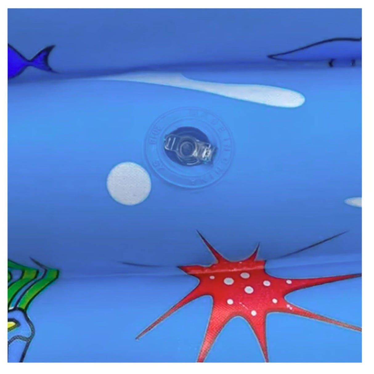 Piscina Inflable 120cm Para Niños 3 Anillos AzulDiviértete en el agua con seguridad. ¡Compra ahora y disfruta del verano!-2