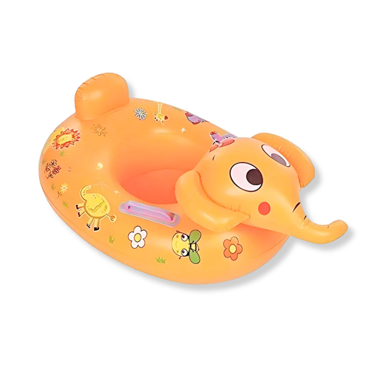 Flotador Inflable Elefante Naranjo 70x55 Cm Disfruta del verano con estilo y comodidad. ¡Compra ahora y haz que tus días de sol sean inolvidables!-1