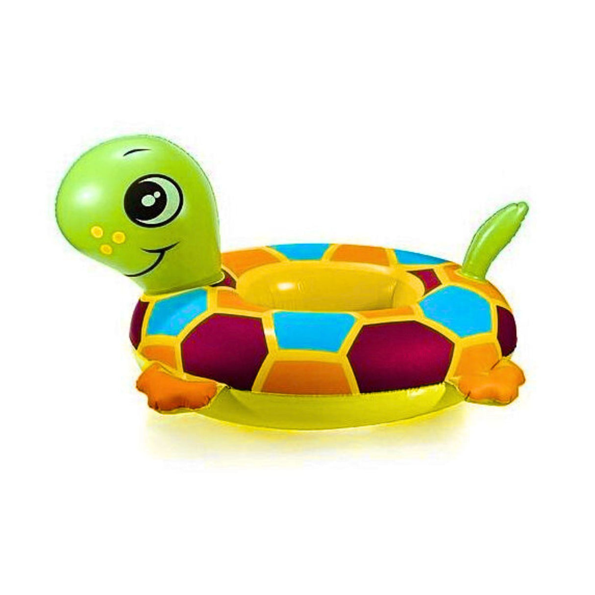 Flotador Inflable Tortuga Verde 80x60 Cm Disfruta del verano con estilo y comodidad. ¡Compra ahora y haz que tus días de sol sean inolvidables!-2