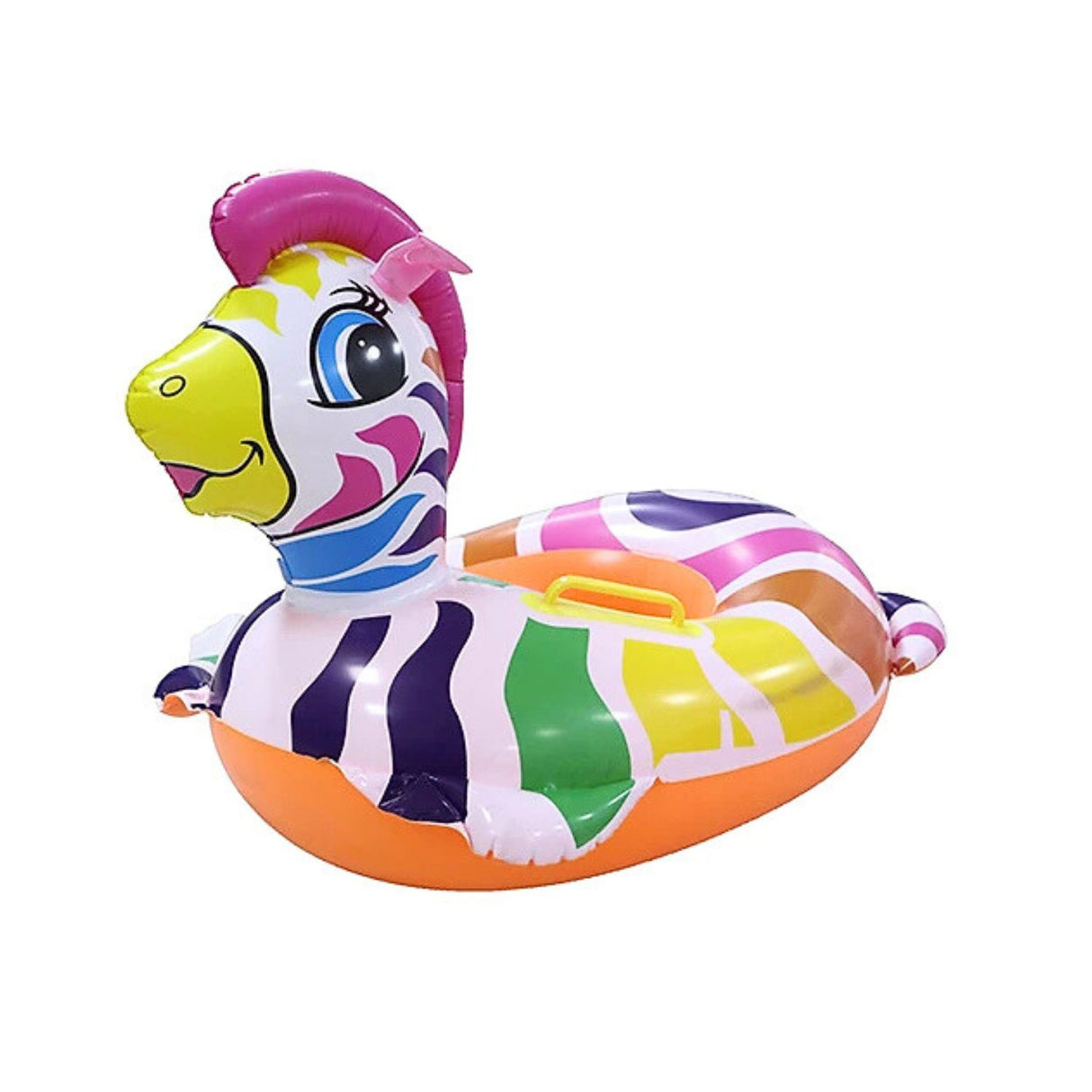 Flotador Salvavidas Cebra Naranjo Agarre 80x60cm Disfruta de la seguridad en el agua. ¡Compra ahora y asegúrate de un verano divertido!-3