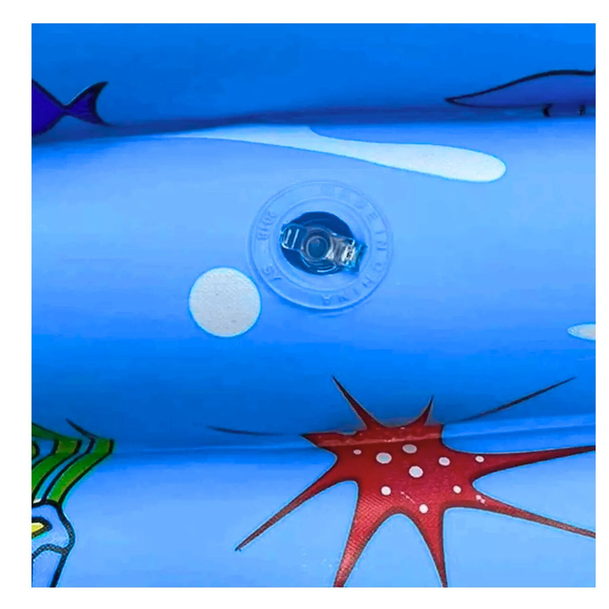 Piscina Inflable 90cm Para Niños 3 Anillos Azul Diviértete en el agua con seguridad. ¡Compra ahora y disfruta del verano!-1-2