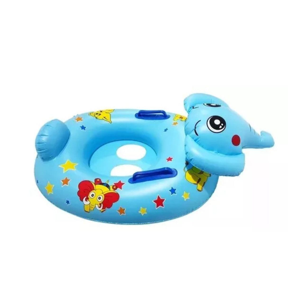 Flotador Inflable Elefante Azul 70x55 Cm Disfruta del verano con estilo y comodidad. ¡Compra ahora y haz que tus días de piscina sean inolvidables!-1