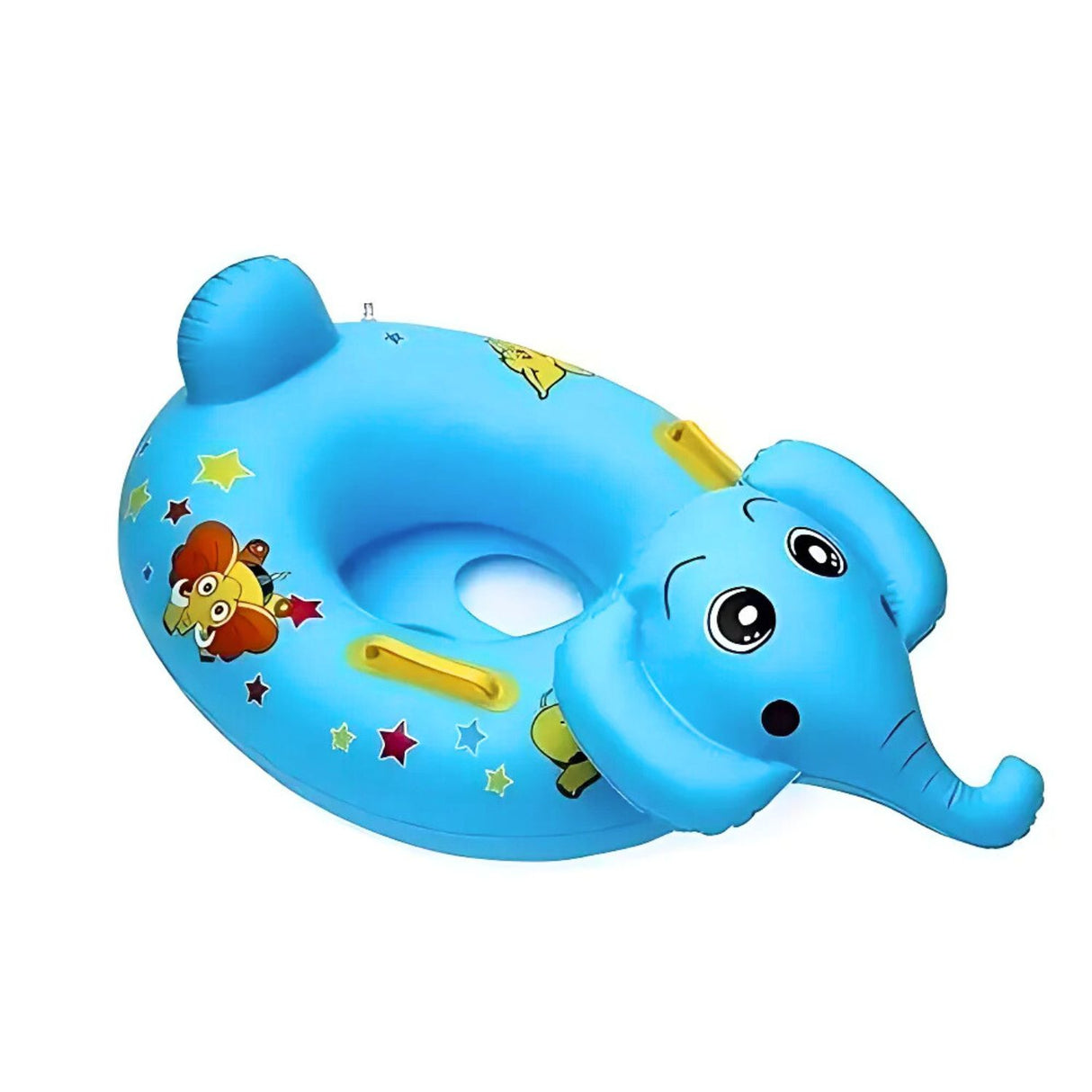 Flotador Inflable Elefante Azul 70x55 Cm Disfruta del verano con estilo y comodidad. ¡Compra ahora y haz que tus días de piscina sean inolvidables!-3