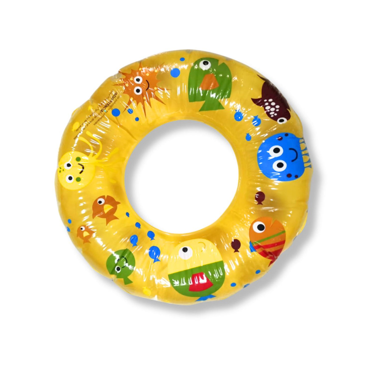 Flotador Redondo Diseño Mar Amarillo Salvavidas 70 Cm Disfruta de la seguridad en el agua. ¡Compra ahora y haz que tus días de playa sean inolvidables!-1-1