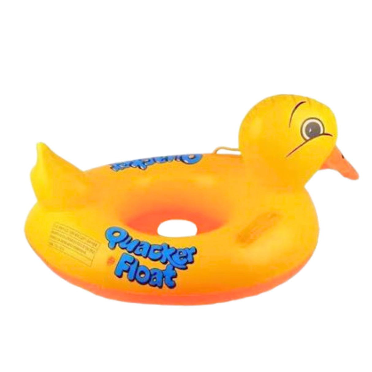 Flotador Salvavidas Diseño Patito Amarillo 80x60 Cm Disfruta de la seguridad en el agua. ¡Compra ahora y garantiza la diversión de tus pequeños!-1