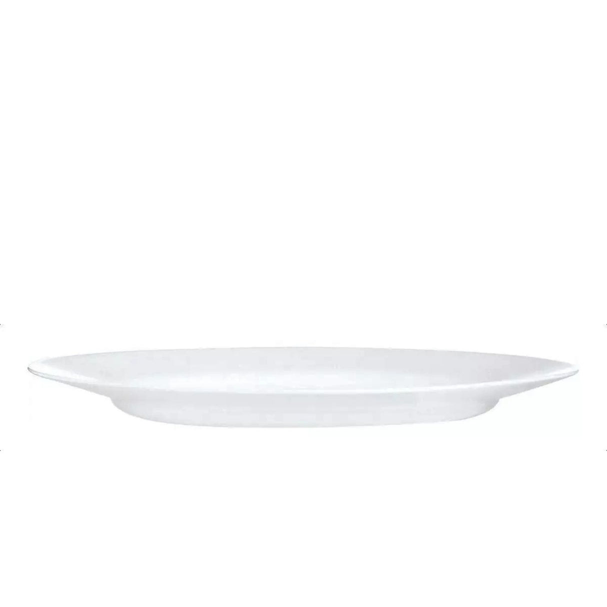 Set 6 Platos Pan Coupe 17,5cm Porcelana Blanca Hallen Rose-1-2