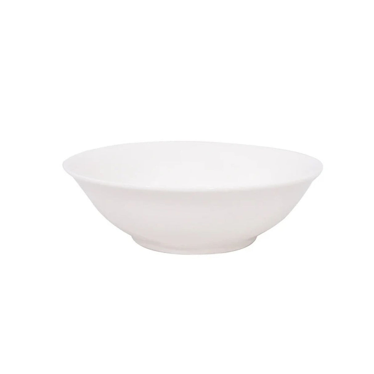 Ensaladera De 22.5cm Porcelana Resistente Blanca Hallen-1-1