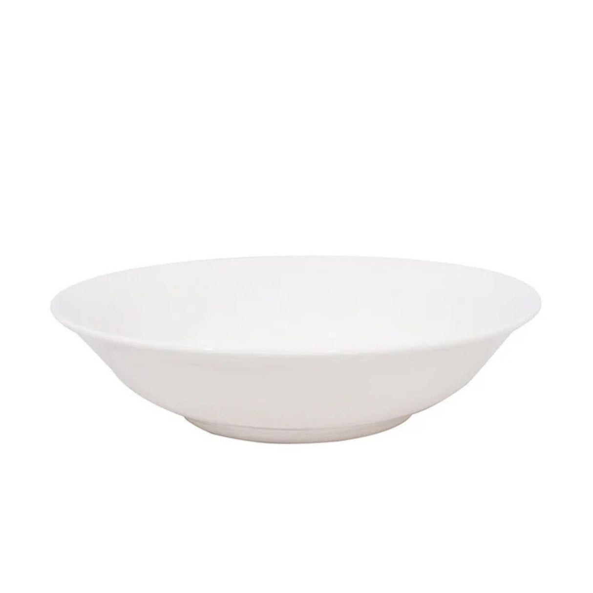 Ensaladera 25.5cm Porcelana Blanca Resistente Hallen-1-1