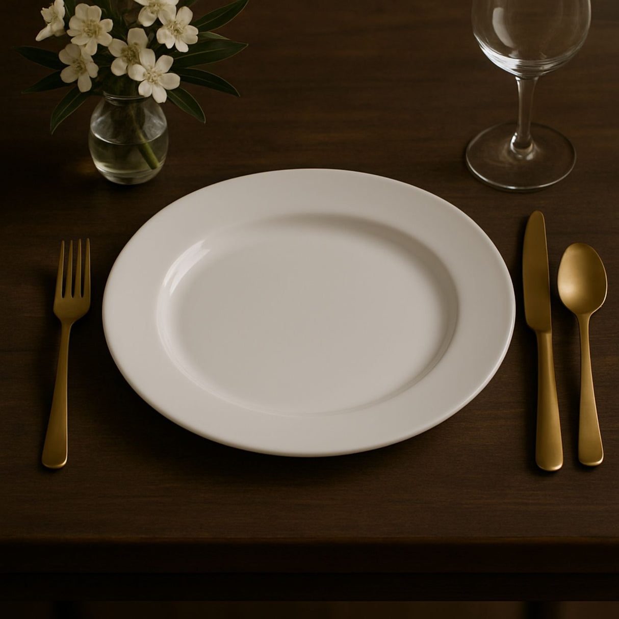 Fuente Ovalada 35.5cm Porcelana Blanca Hallen-1-2