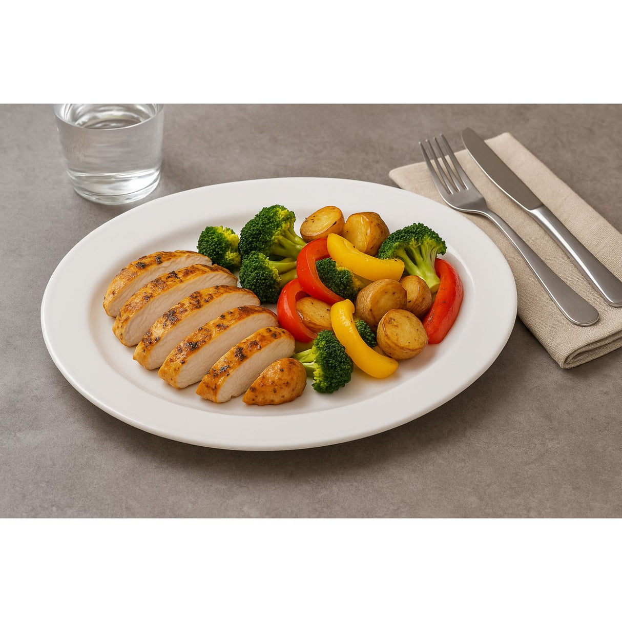 Set De 6 Fuentes Ovaladas 35.5cm Porcelana Blanca Hallen-1-2