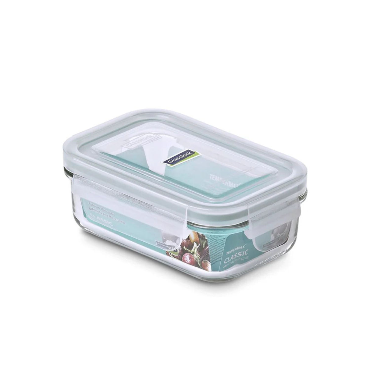 Contenedor De Vidrio Hermetico Rectangular 400mL Glasslock. Ideal para conservar alimentos frescos y sin olores. ¡Compra ahora y organiza tu cocina!-3