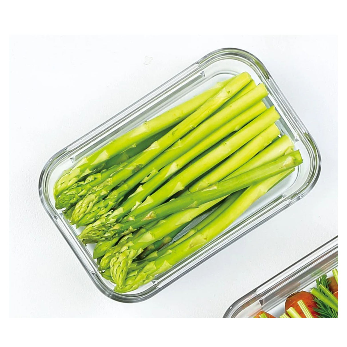 Contenedor De Vidrio Hermetico Rectangular 1000mL Glasslock. Mantén tus alimentos frescos y organizados. ¡Compra ahora y disfruta de la calidad!-4