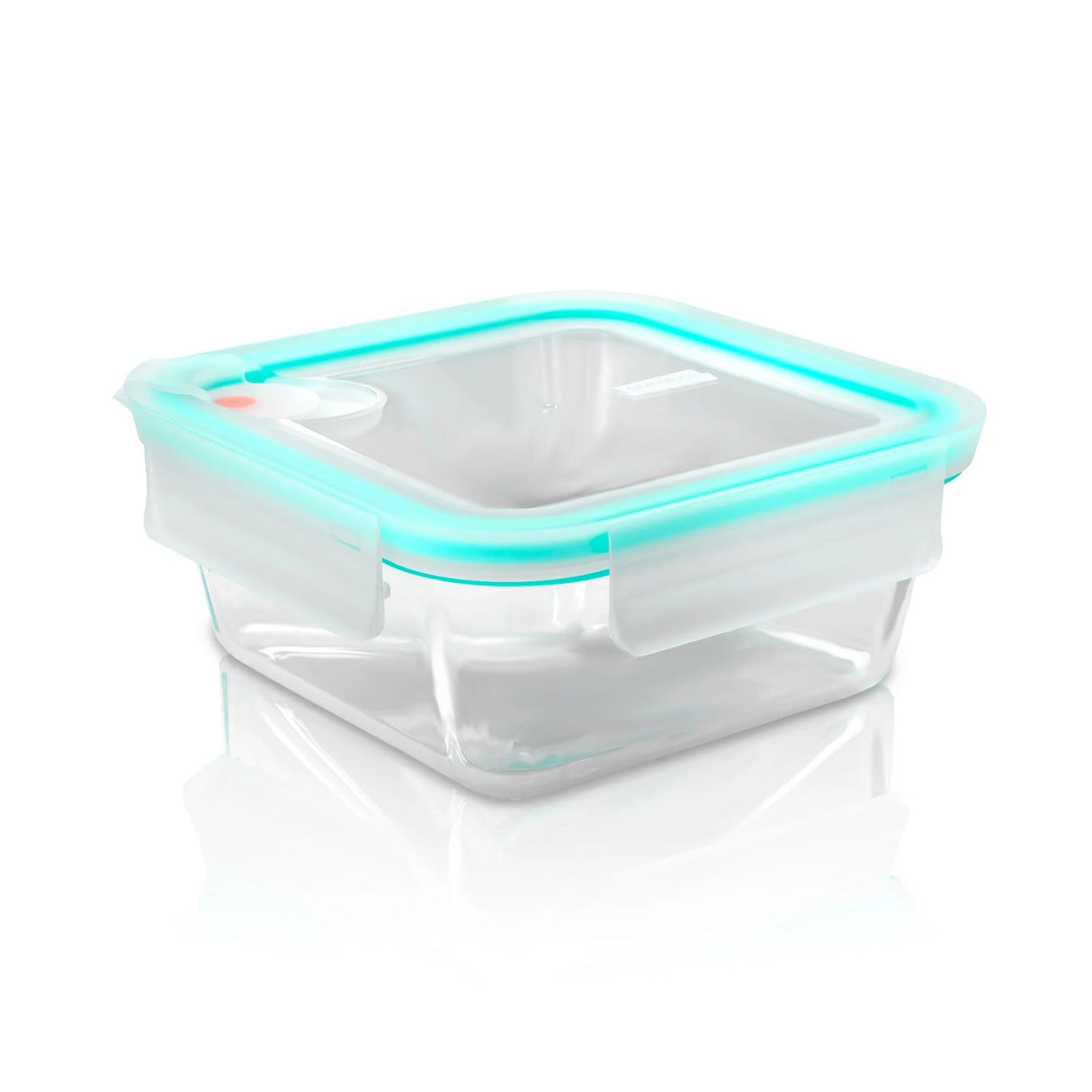 Contenedor De Vidrio Hermetico Cuadrado 1200mL Glasslock. Ideal para conservar alimentos frescos y sin olores. ¡Compra ahora y organiza tu cocina!-1
