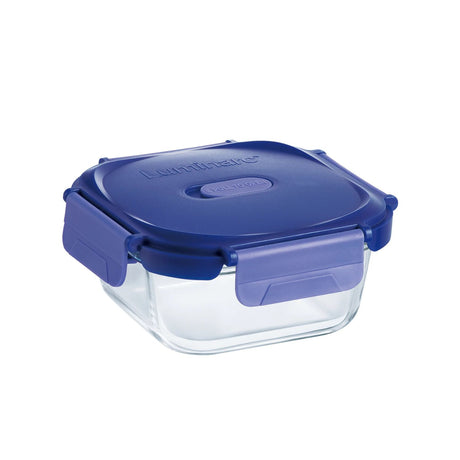 Contenedor De Vidrio Hermético Cuadrado 520mL Luminarc. Mantén tus alimentos frescos y organizados. ¡Compra ahora y mejora tu cocina!-1