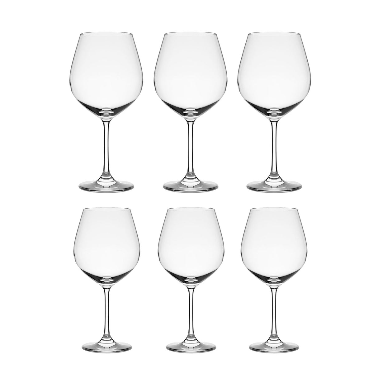 Set de 6 Copas de Vino Montepulciano Valley de 585ml, elegantes y resistentes. Ideales para vino tinto y blanco, con diseño sofisticado. ¡Compra ahora!-1