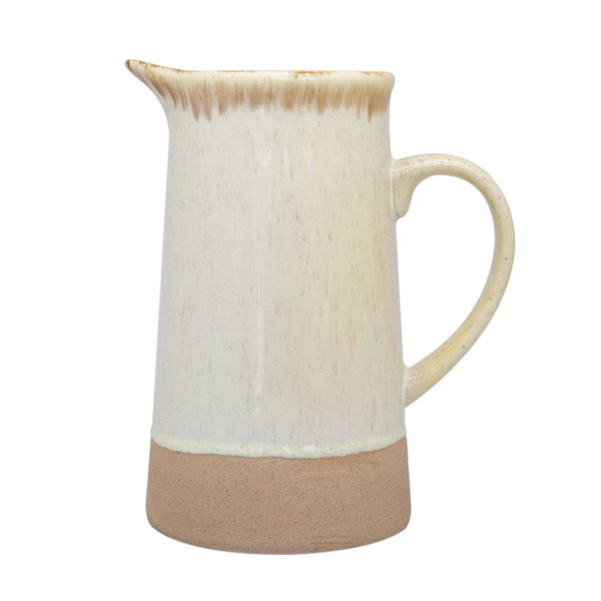Jarro Ceramica Artesanal de 1300 Ml Con Mango Menaje Wayu