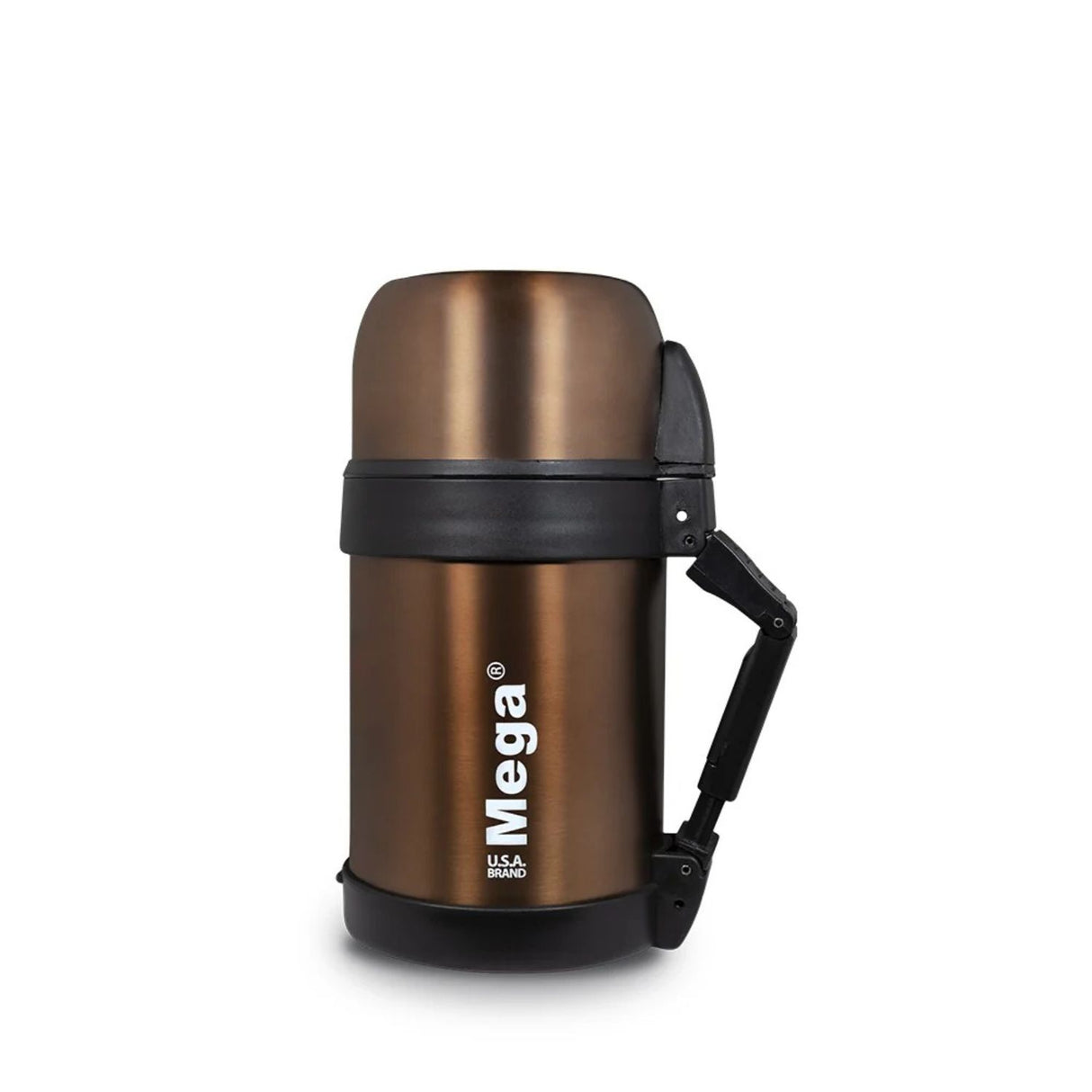 Termo Mega Multipropósito 800mL Bronce, ideal para mantener tus bebidas frías o calientes por horas. ¡Compra ahora y disfruta de su versatilidad!-1-1-1