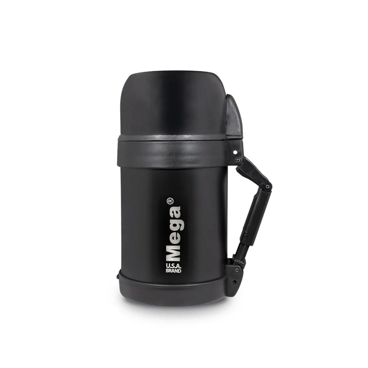 Termo Mega Multipropósito 800mL Negro, ideal para mantener tus bebidas frías o calientes por horas. ¡Compra ahora y disfruta de su versatilidad!-1-1-1