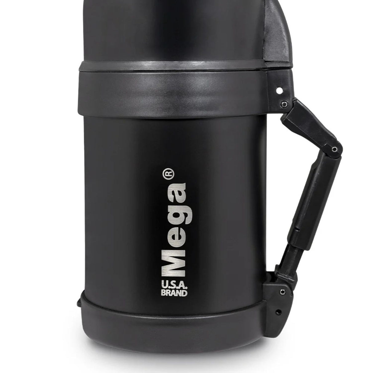 Termo Mega Multipropósito 800mL Negro, ideal para mantener tus bebidas frías o calientes por horas. ¡Compra ahora y disfruta de su versatilidad!-1-1-2