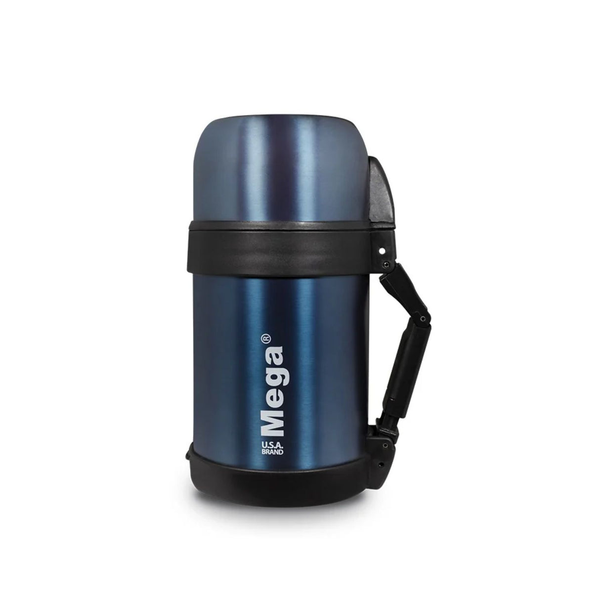 Termo Mega Multipropósito 800mL Azul, ideal para mantener tus bebidas frías o calientes por horas. ¡Compra ahora y disfruta de su versatilidad!-1-1-1