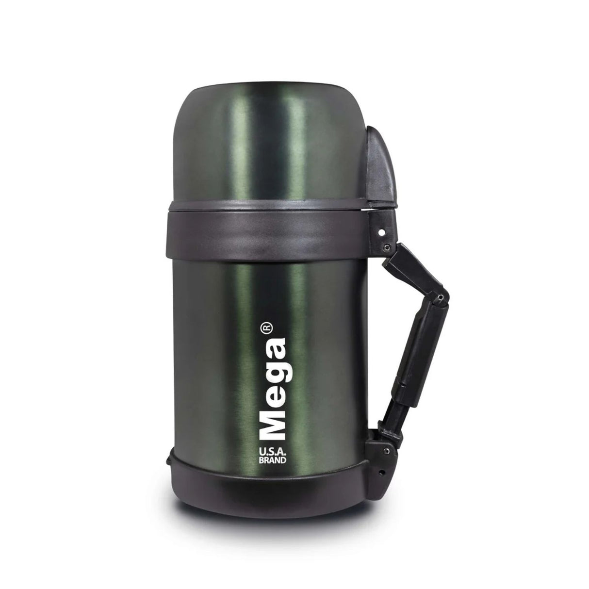 Termo Mega Multipropósito 800mL Verde, ideal para mantener tus bebidas frías o calientes por horas. ¡Compra ahora y disfruta de su versatilidad!-1-1-1