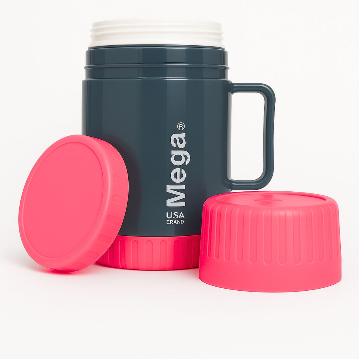 Termo New Magnum 430mL Rosa, ideal para mantener tus bebidas frías o calientes por horas. ¡Compra ahora y disfruta de su diseño elegante!-1-1-2