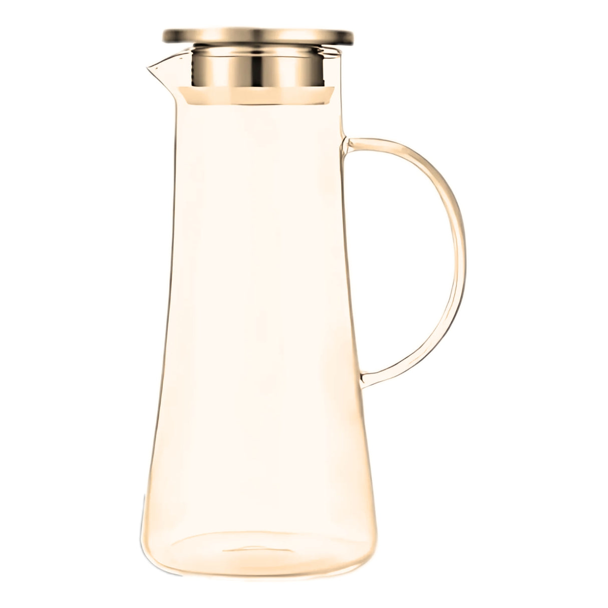 Jarra Vidrio 1440mL Infusiones Té Alta Temperatura. Con infusor y tapa metálica. Ideal para bebidas calientes o frías. ¡Compra hoy!-1-1-1