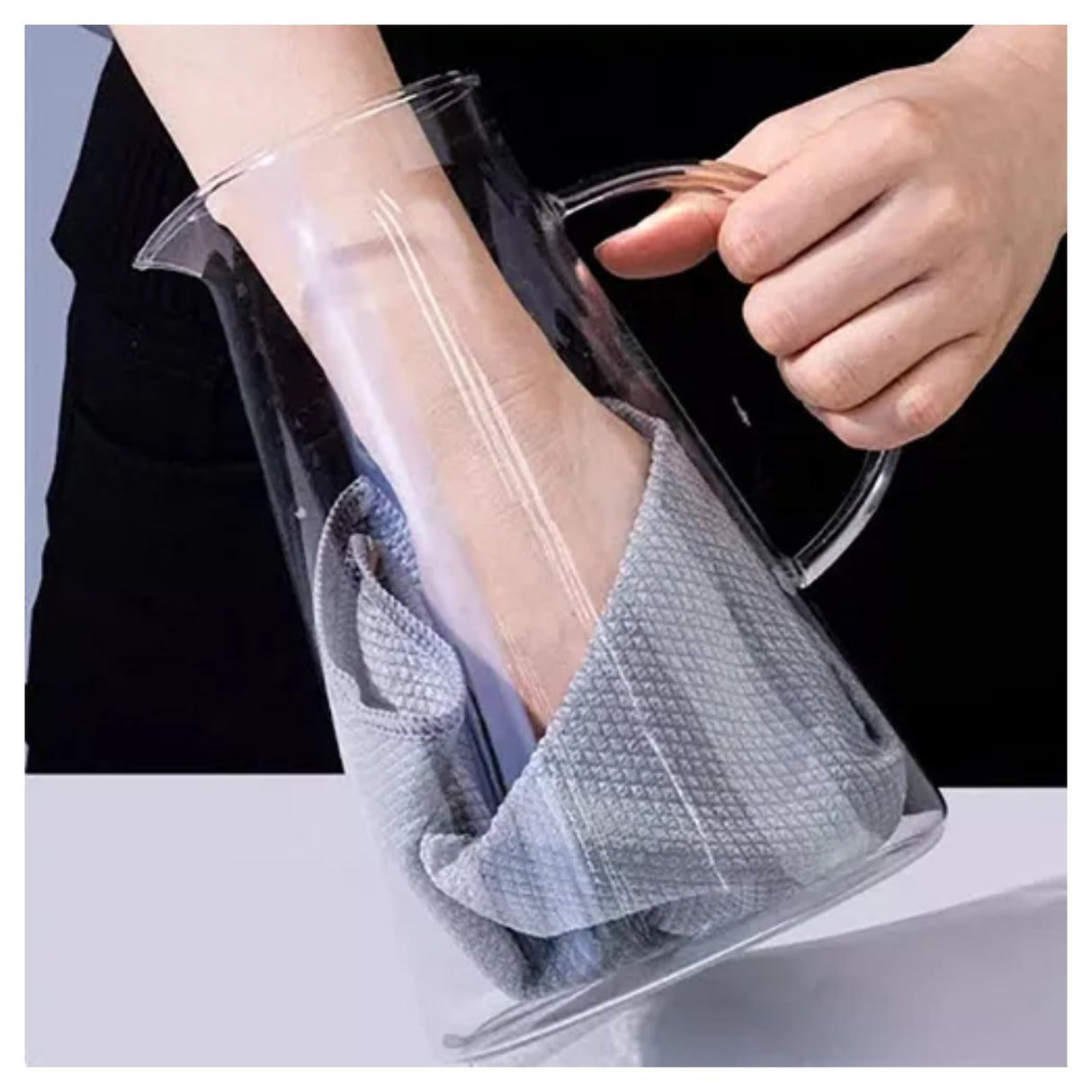 Jarra Vidrio 1440mL Infusiones Té Alta Temperatura. Con infusor y tapa metálica. Ideal para bebidas calientes o frías. ¡Compra hoy!-3-1-1