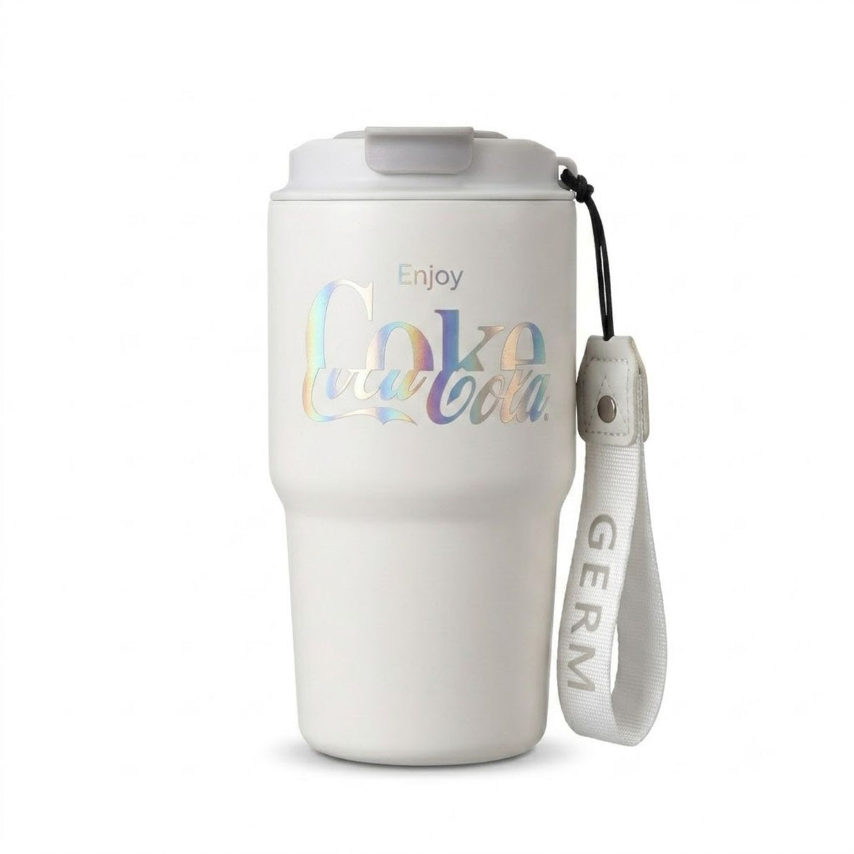 Vaso Térmico Coca-Cola GERM 590mL Acero Inoxidable Blanco