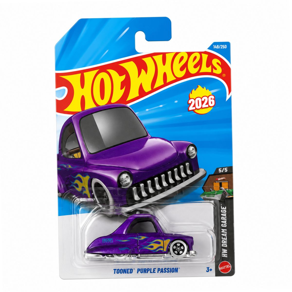 Hot Wheels Auto Tooned Purple Passion 148/250 HW Dream Garage