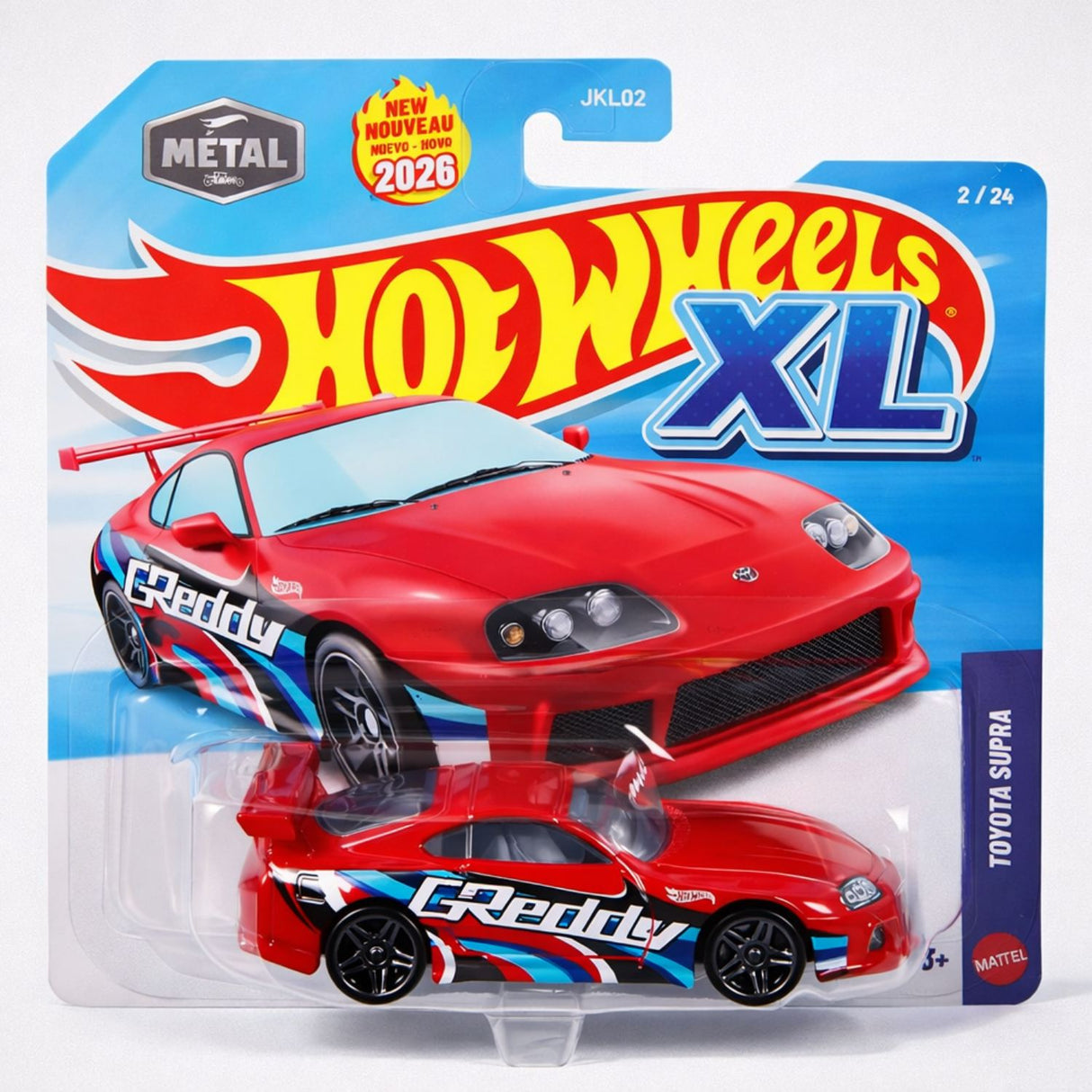 Hot Wheels Auto Toyota Supra Metalico XL Mattel