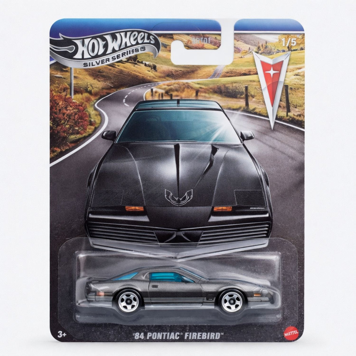 Hot Wheels Pontiac Firebird 1984 Negro Silver