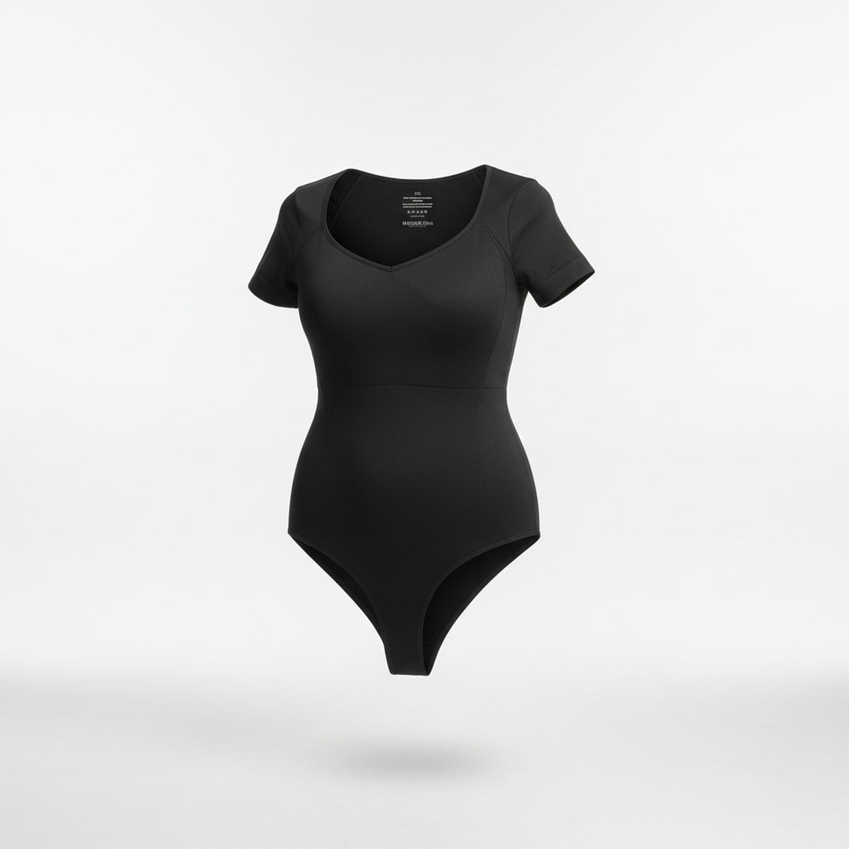 Body Manga Corta Colaless XL/XXL Negro Madame Skin