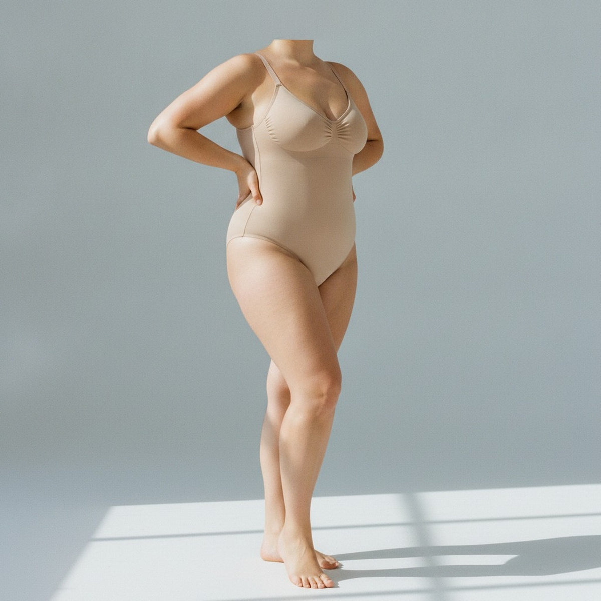 Body Tirantes Colaless Madame Skin Beige 3XL 4XL
