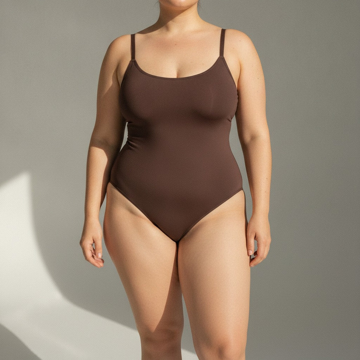Body Calzón Tirantes Modelador Marrón Talla XL/XXL
