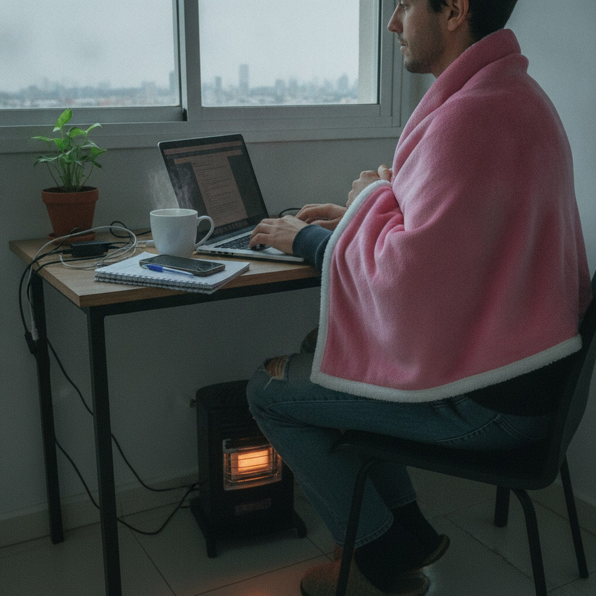 Manta Frazada Polar Sherpa 127x152cm Rosa Martine