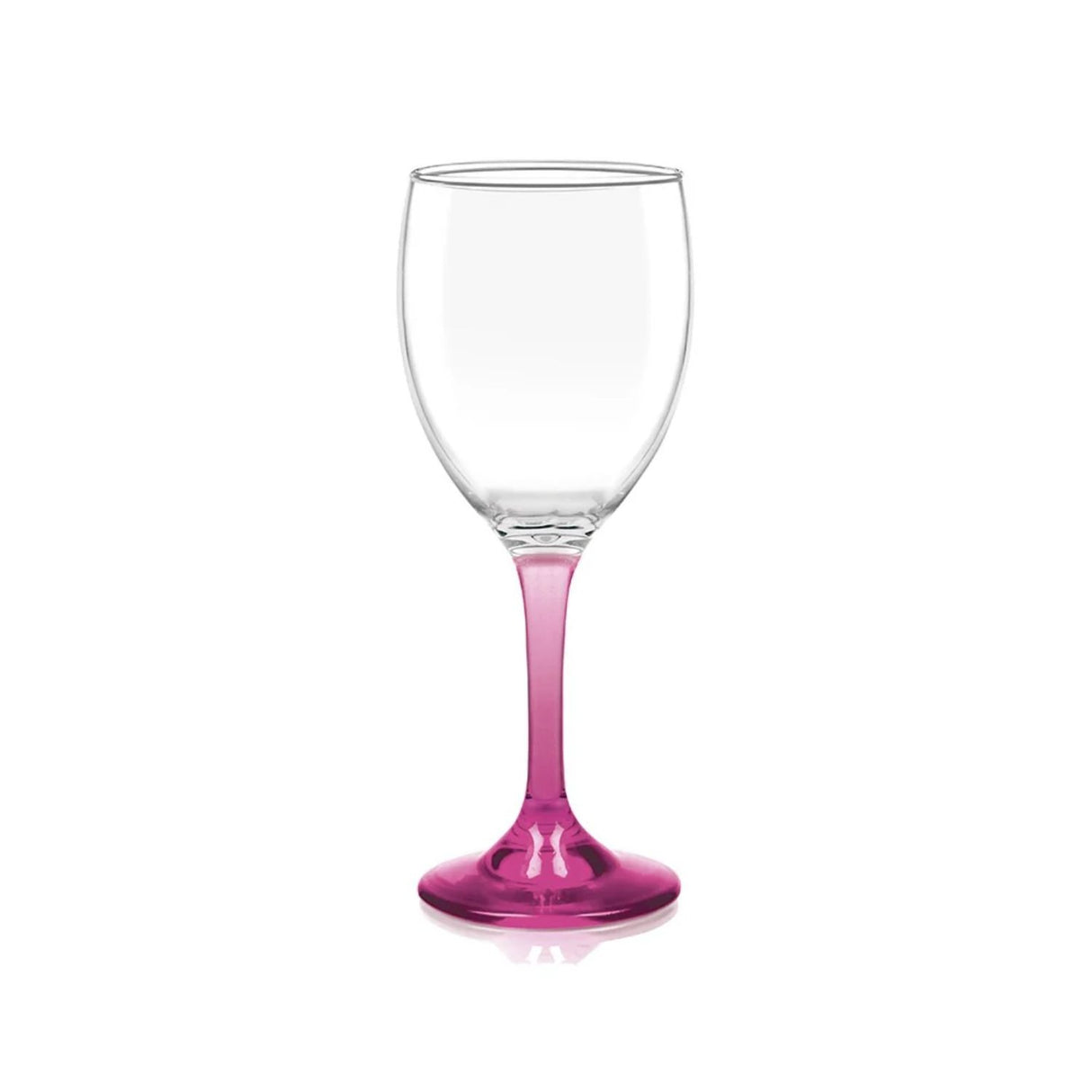 Display 6 Copas Vino Versalles Pie Color 300cc Multicolor